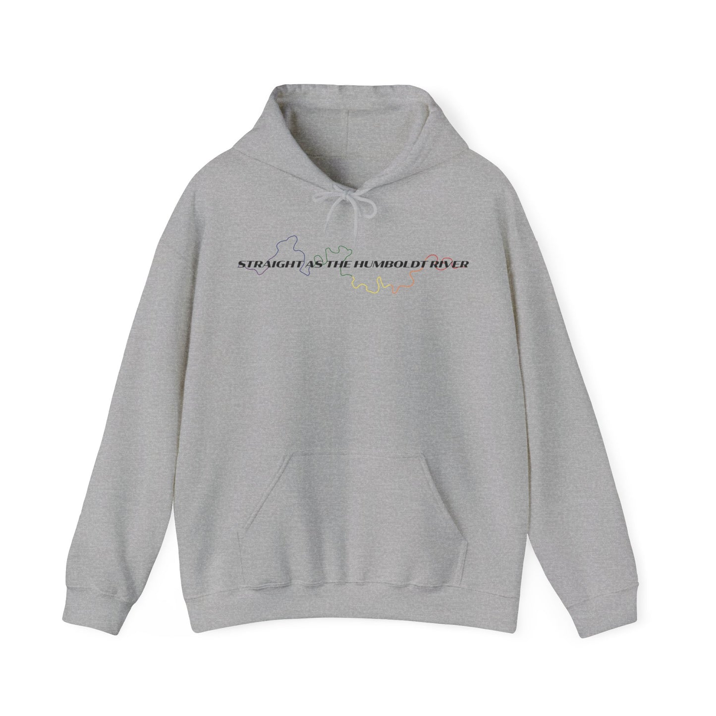 Straight as the Humboldt River 3 Hoodie