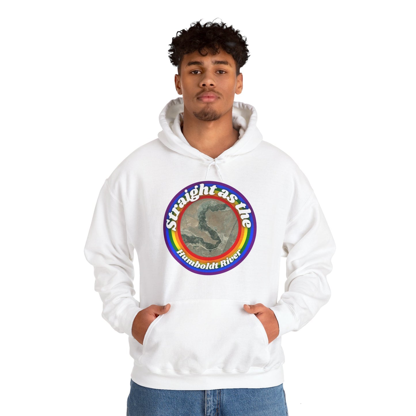 Straight as the Humboldt River 2 Hoodie