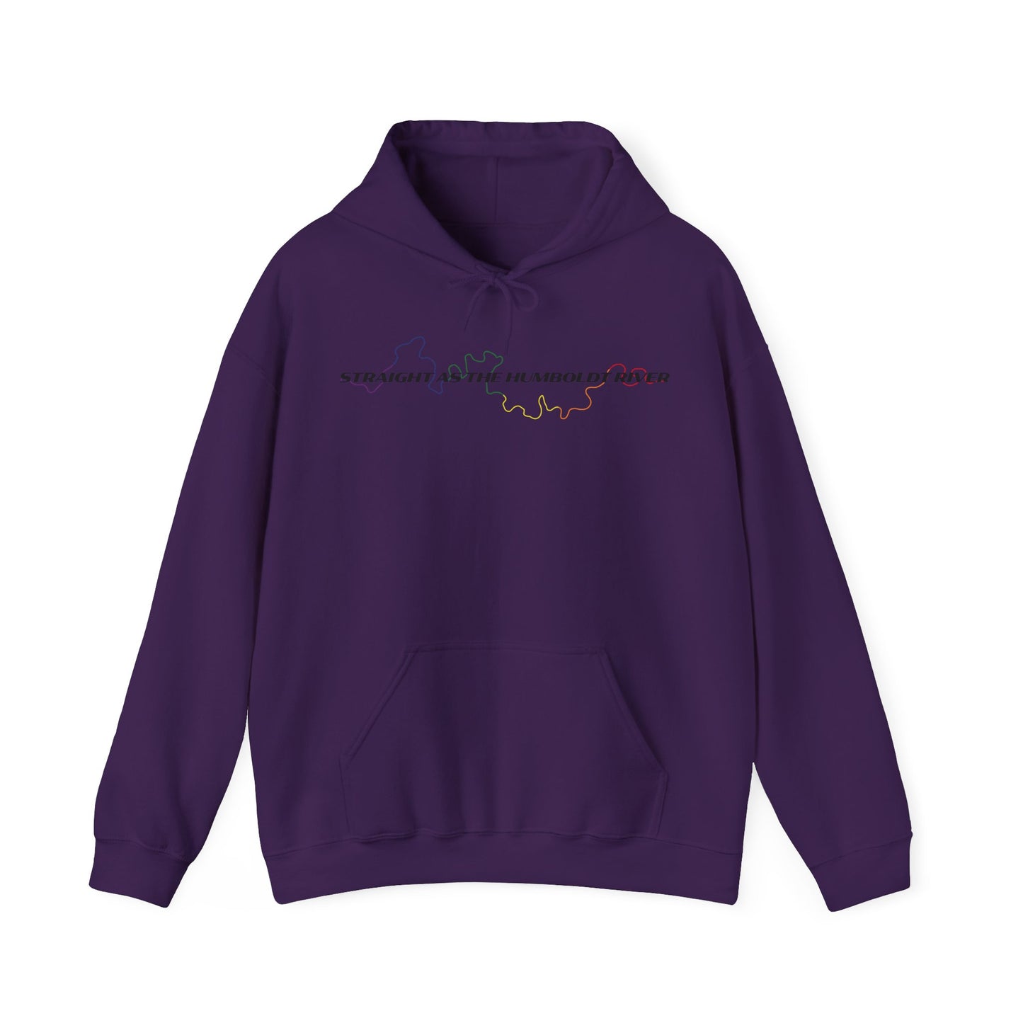 Straight as the Humboldt River 3 Hoodie