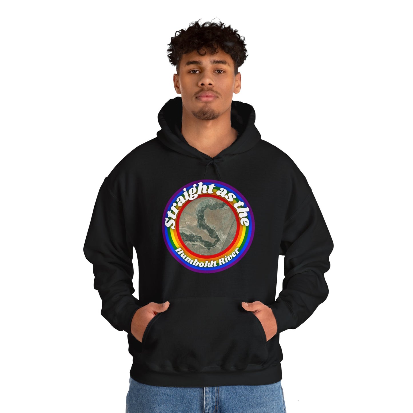 Straight as the Humboldt River 2 Hoodie