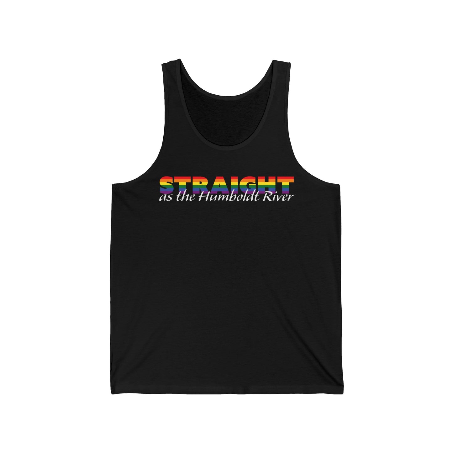 Straight as the Humboldt River Jersey Tank