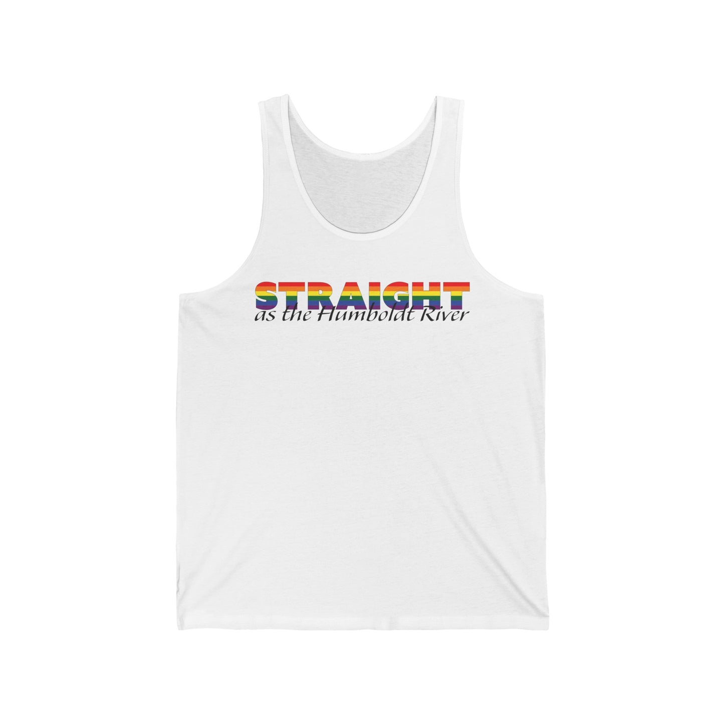 Straight as the Humboldt River Jersey Tank