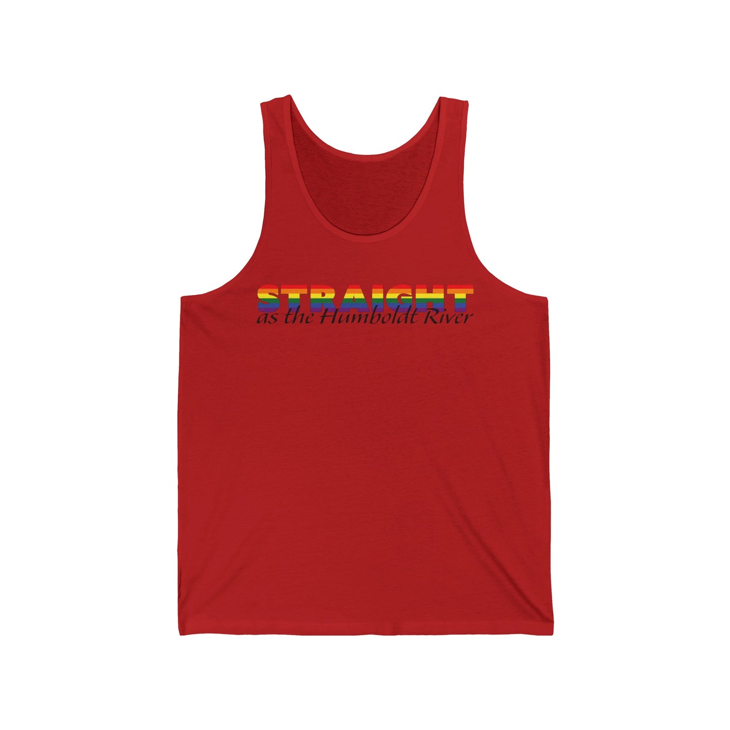 Straight as the Humboldt River Jersey Tank