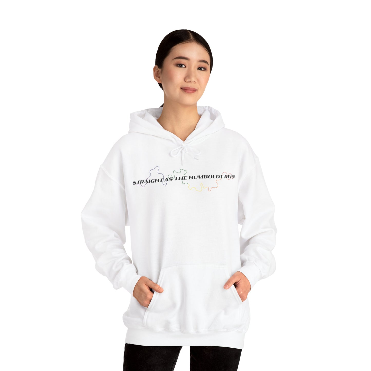 Straight as the Humboldt River 3 Hoodie