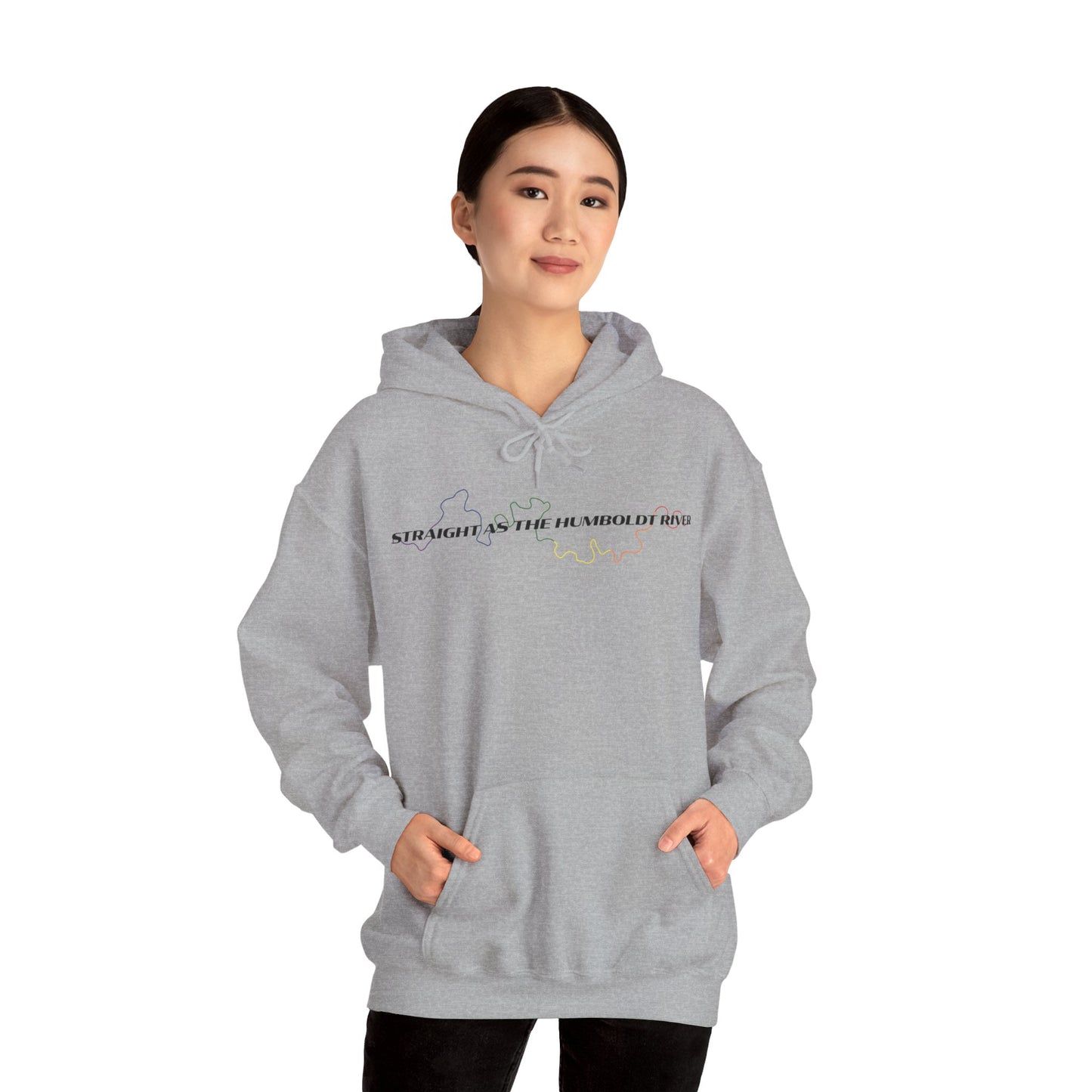 Straight as the Humboldt River 3 Hoodie